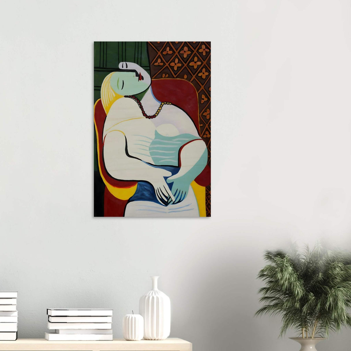 Le Rêve | The Dream by Pablo Picasso1932 - Wood Prints - 50x75 cm / 20x30″ - 20 mm