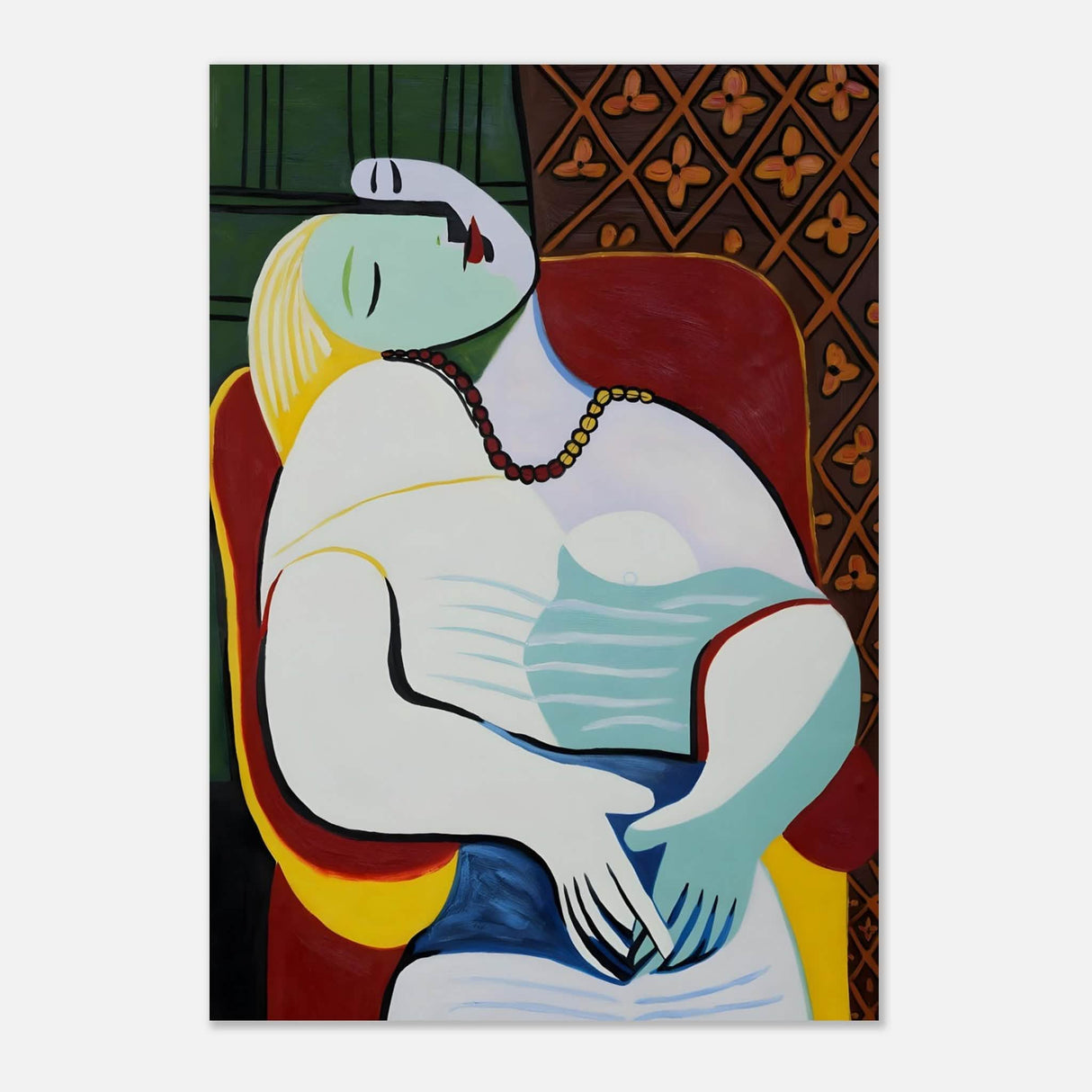 Le Rêve | The Dream by Pablo Picasso1932 - Aluminum Print - 70x100 cm / 28x40″ -