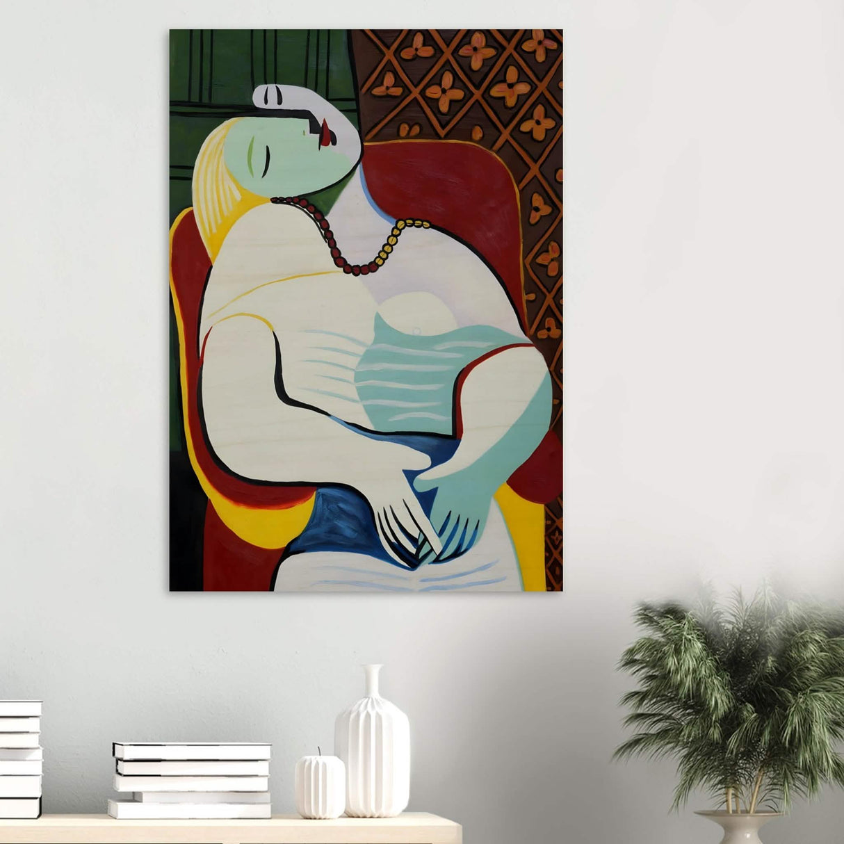 Le Rêve | The Dream by Pablo Picasso1932 - Wood Prints - 70x100 cm / 28x40″ - 10 mm