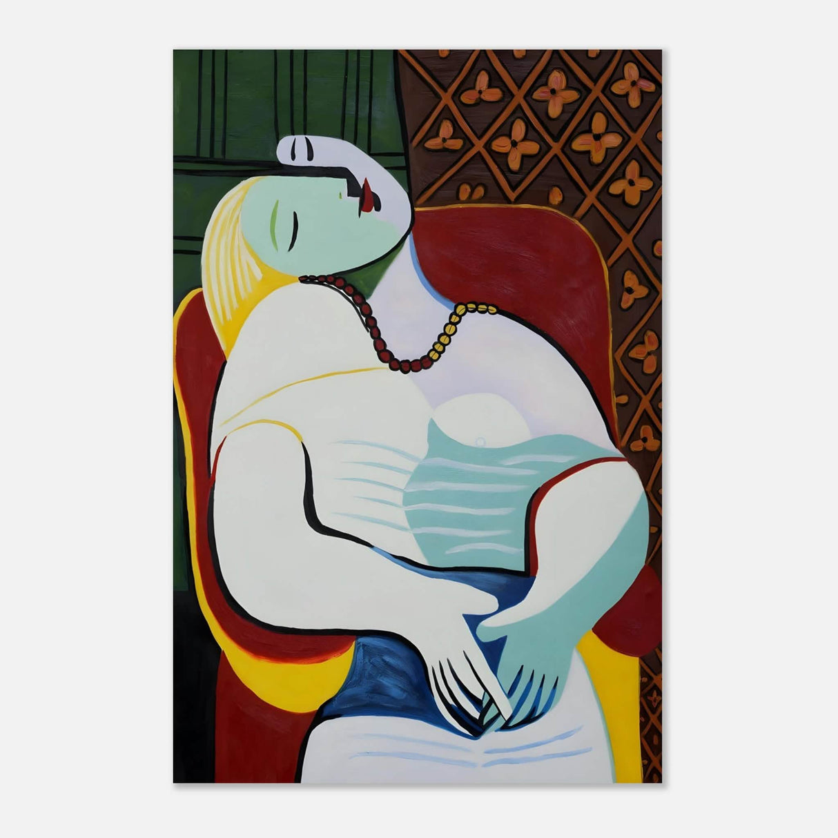 Le Rêve | The Dream by Pablo Picasso1932 - Aluminum Print - 40x60 cm / 16x24″ -