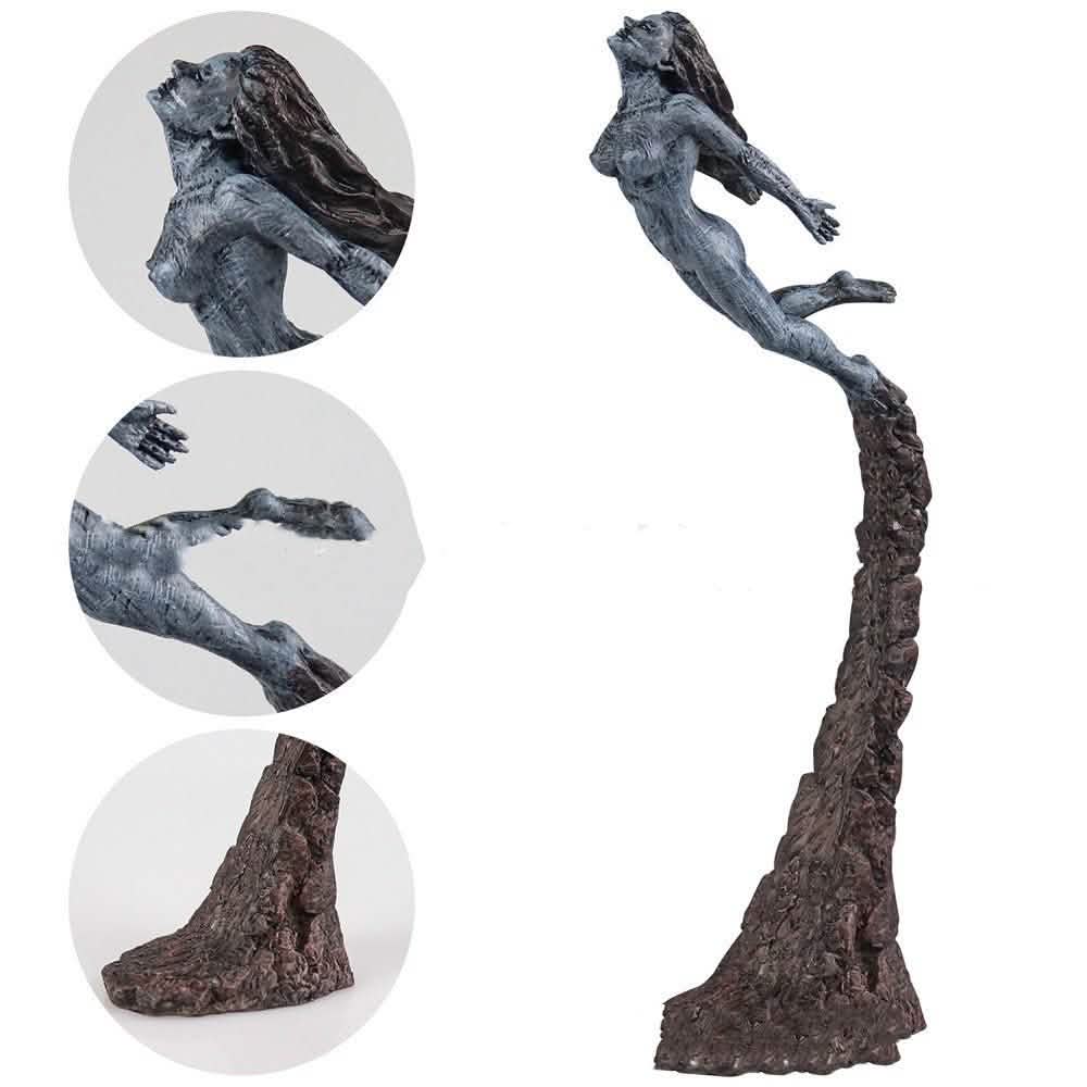 Leap of Faith Resin Sculpture – Modern Abstract Home Décor Ornament - Leap of Faith -