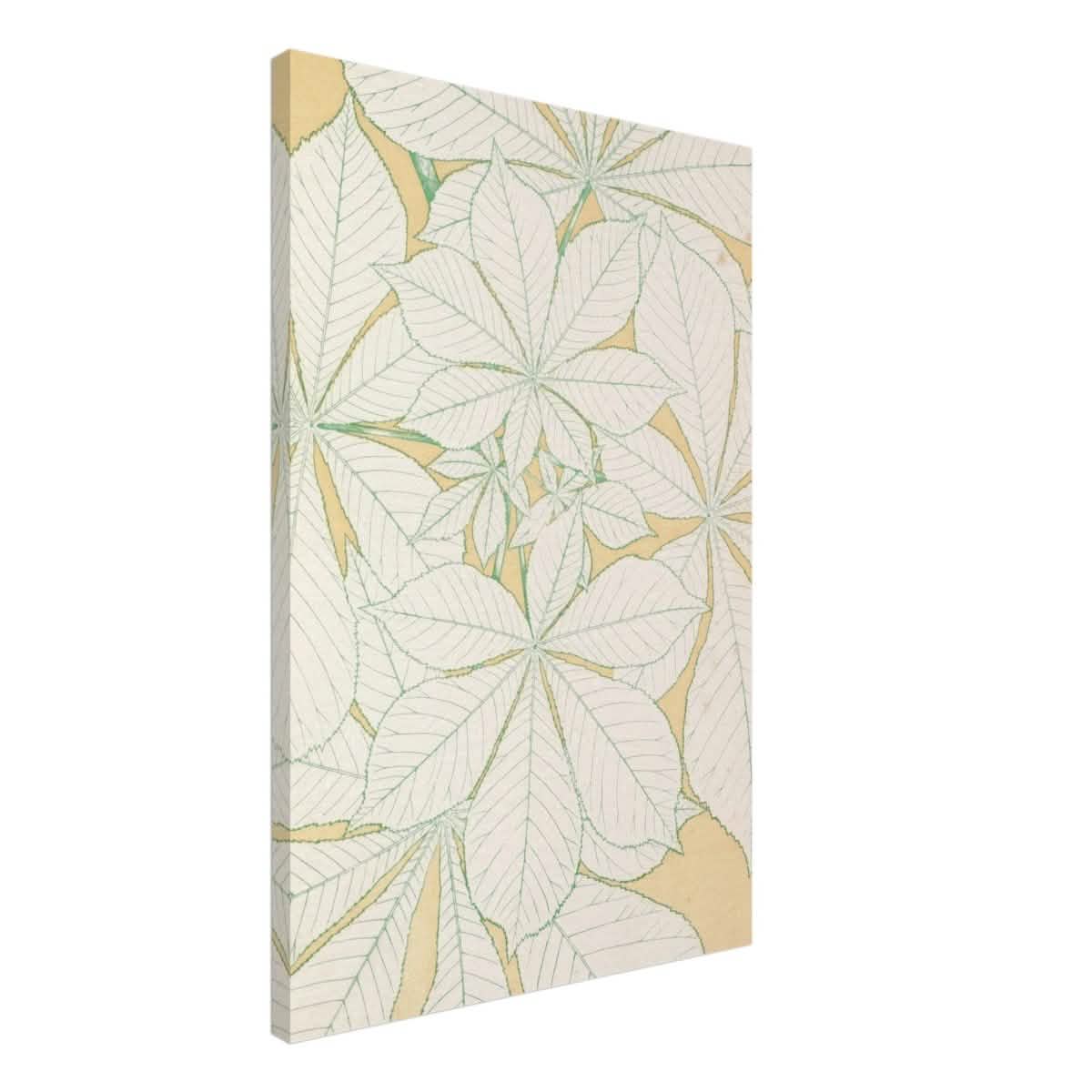 Leaves from Nature No.1 (1856) by Owen Jones | Vintage wall art print - Canvas - 50x75 cm / 20x30″ -