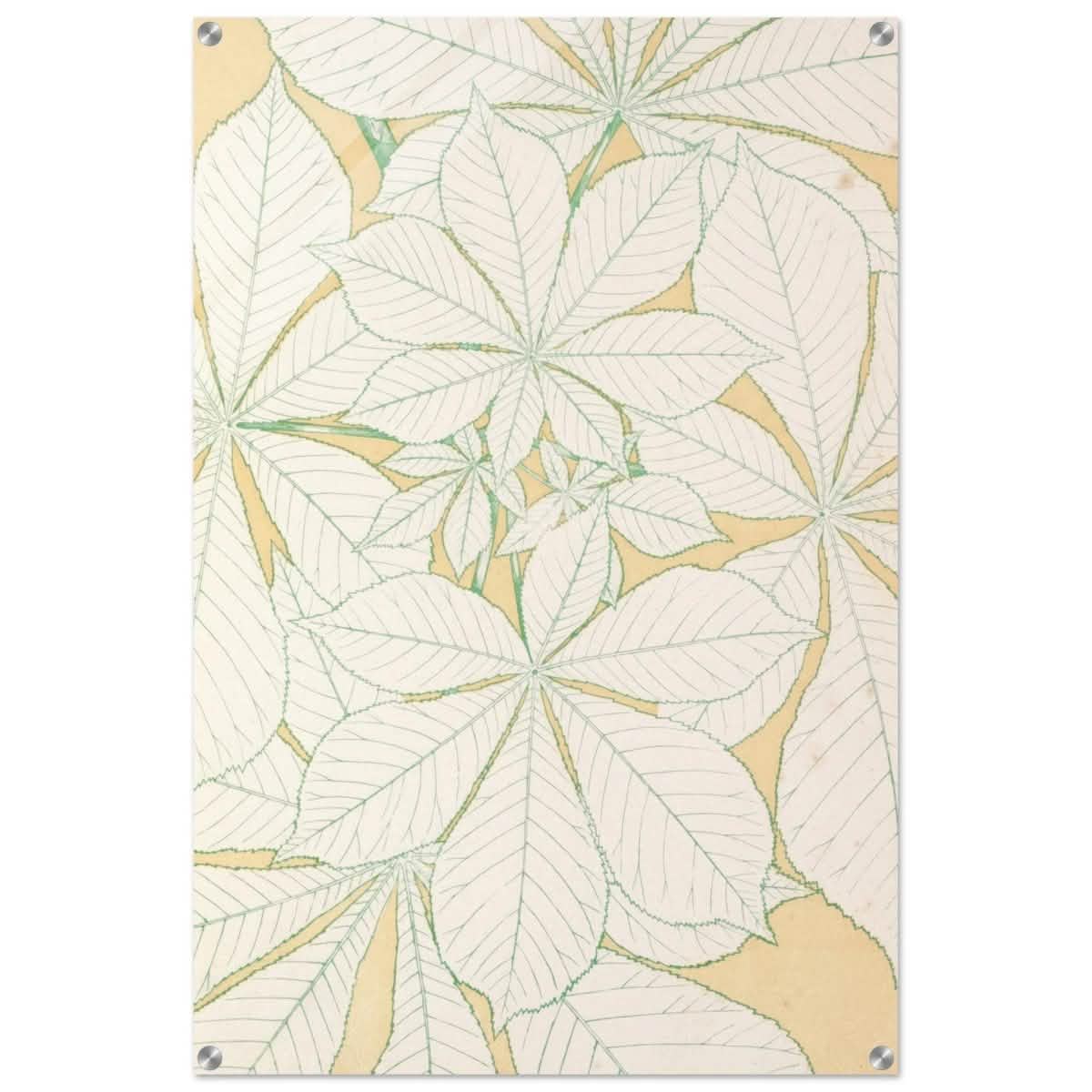 Leaves from Nature No.1 (1856) by Owen Jones | Vintage wall art print - Acrylic Print - 60x90 cm / 24x36″ -