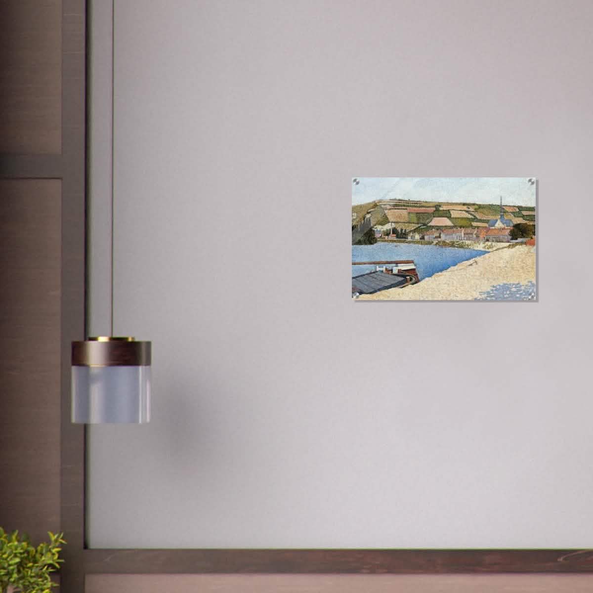 Les Andelys, Côte d’Aval by Paul Signac - Acrylic Print - 40x60 cm / 16x24″ -