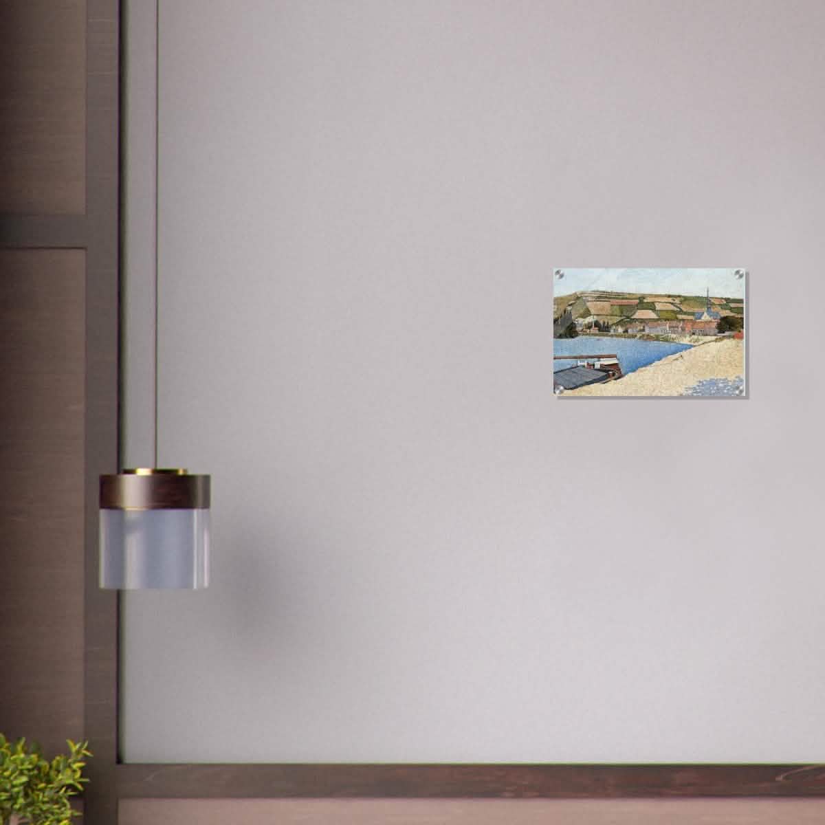 Les Andelys, Côte d’Aval by Paul Signac - Acrylic Print - 30x45 cm / 12x18″ -