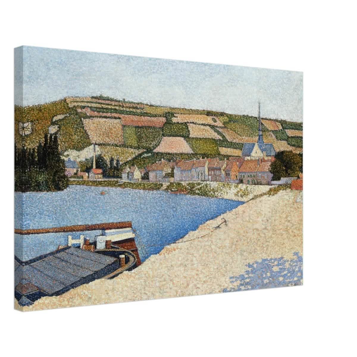 Les Andelys, Côte d’Aval by Paul Signac - Canvas - 50x75 cm / 20x30″ - Thick