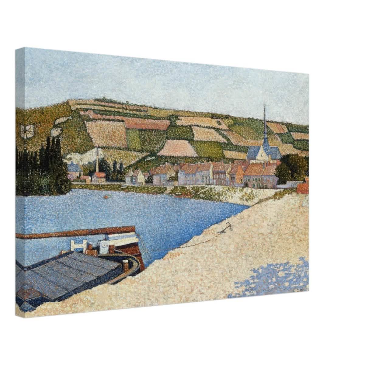 Les Andelys, Côte d’Aval by Paul Signac - Canvas - 40x60 cm / 16x24″ - Slim