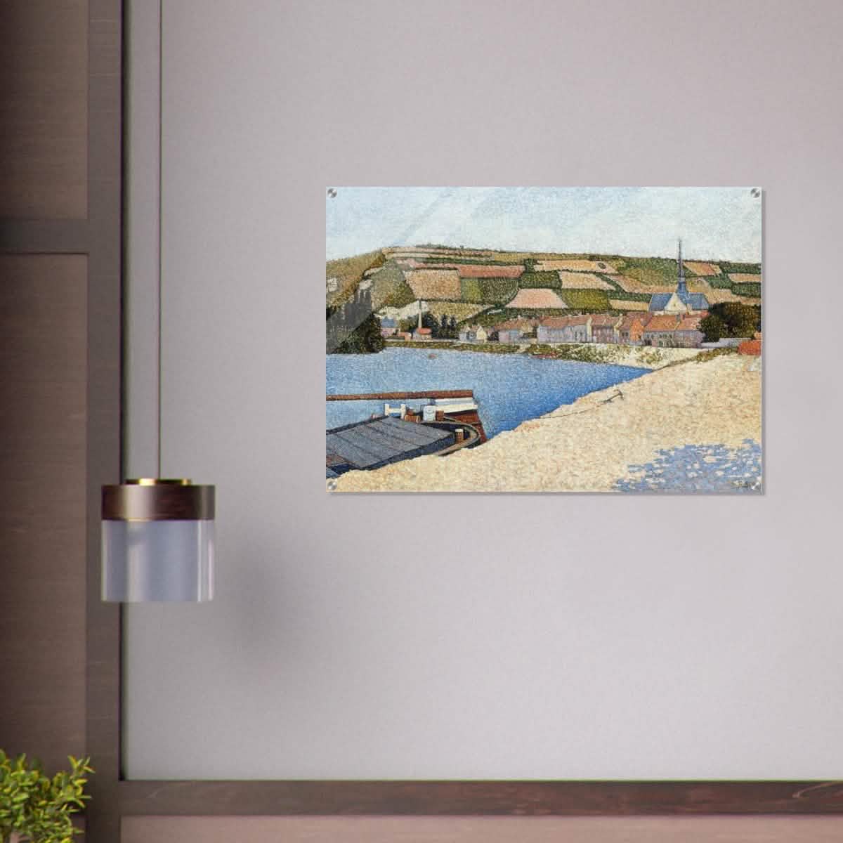 Les Andelys, Côte d’Aval by Paul Signac - Acrylic Print - 70x100 cm / 28x40″ -