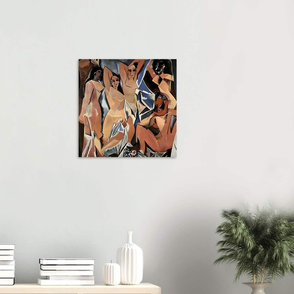 Les Demoiselles d’Avignon | The Young Ladies of Avignon by Pablo Picasso - Wood Prints - 50x50 cm / 20x20″ - 10 mm