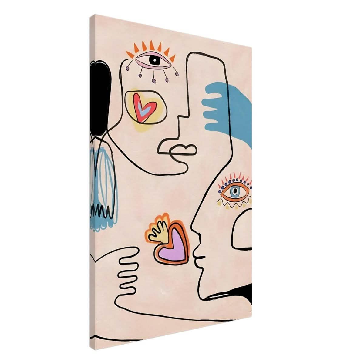 Love by Pablo Picasso - Canvas - 60x90 cm / 24x36″ - Slim