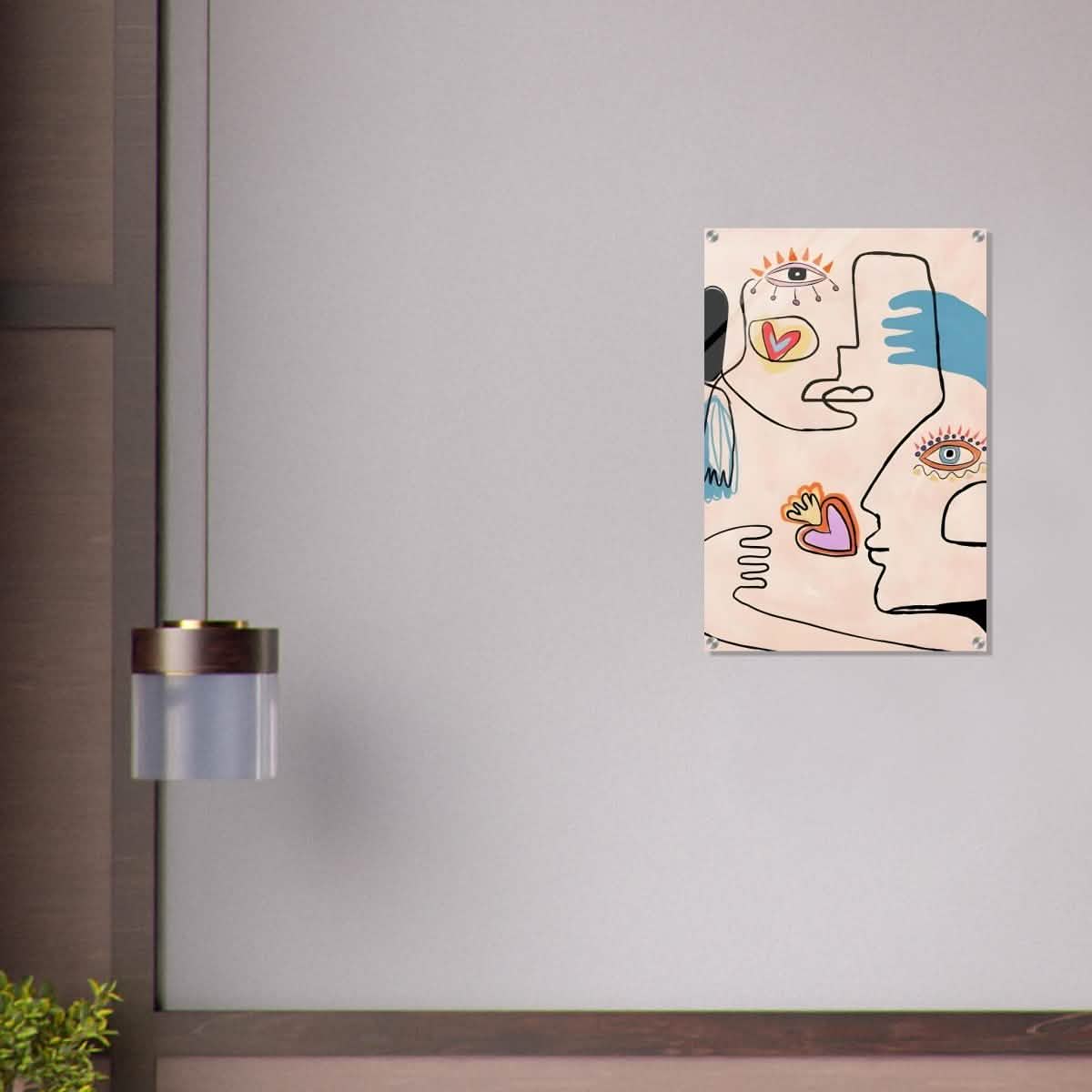 Love by Pablo Picasso - Acrylic Print - 50x75 cm / 20x30″ -