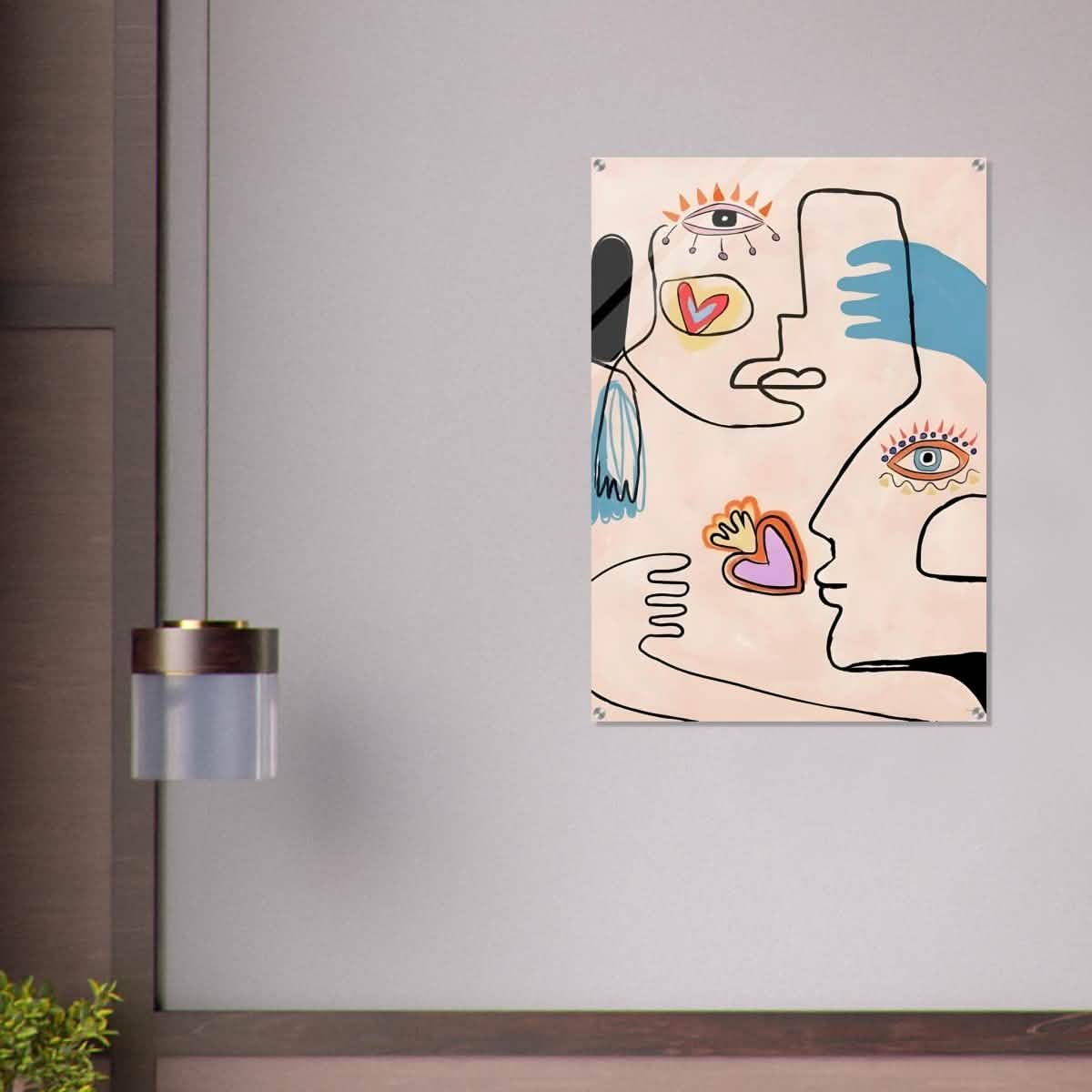 Love by Pablo Picasso - Acrylic Print - 70x100 cm / 28x40″ -