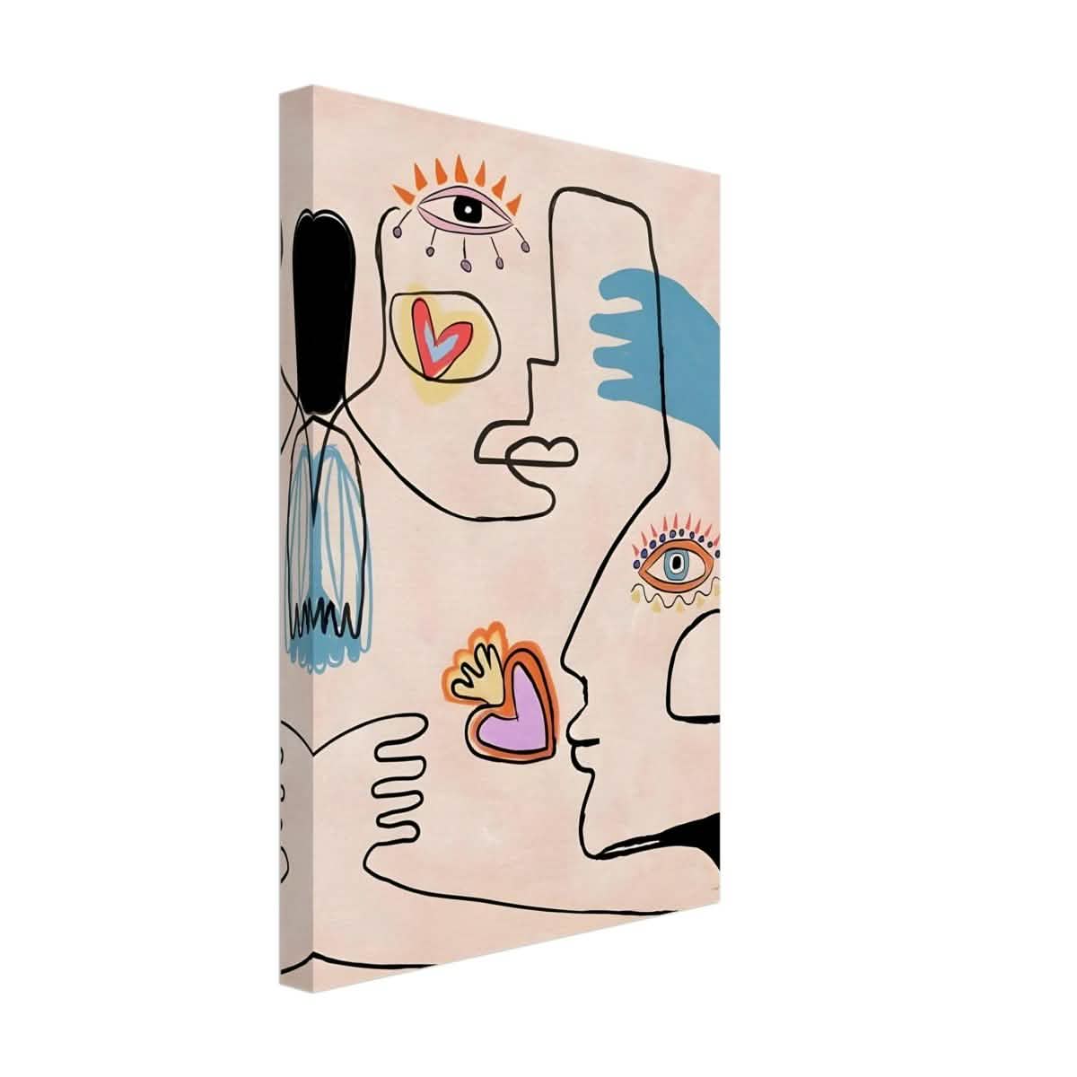 Love by Pablo Picasso - Canvas - 30x45 cm / 12x18″ - Thick