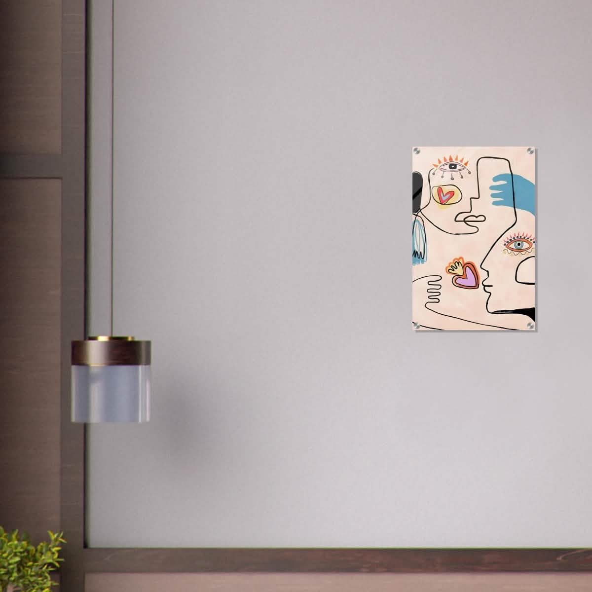 Love by Pablo Picasso - Acrylic Print - 40x60 cm / 16x24″ -