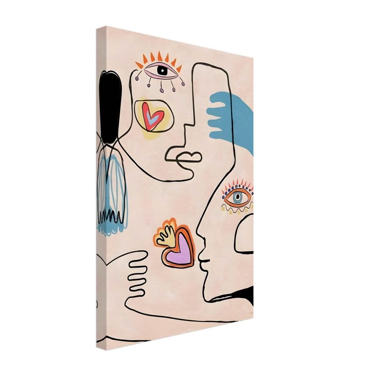 Love by Pablo Picasso - Canvas - 30x45 cm / 12x18″ - Slim