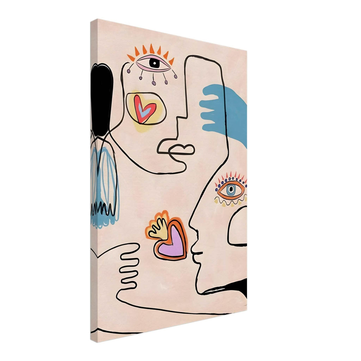 Love by Pablo Picasso - Canvas - 50x75 cm / 20x30″ - Thick