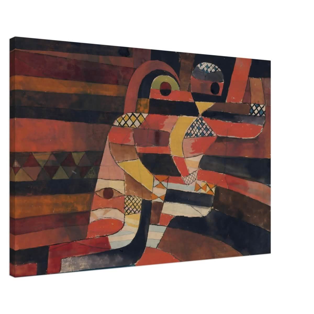 Lovers by Paul Klee Vintage Abstract Wall Art - Canvas - 60x90 cm / 24x36″ - Slim