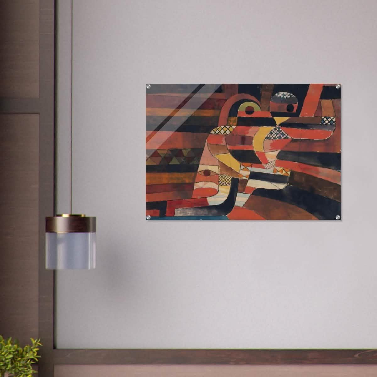 Lovers by Paul Klee Vintage Abstract Wall Art - Acrylic Print - 70x100 cm / 28x40″ -