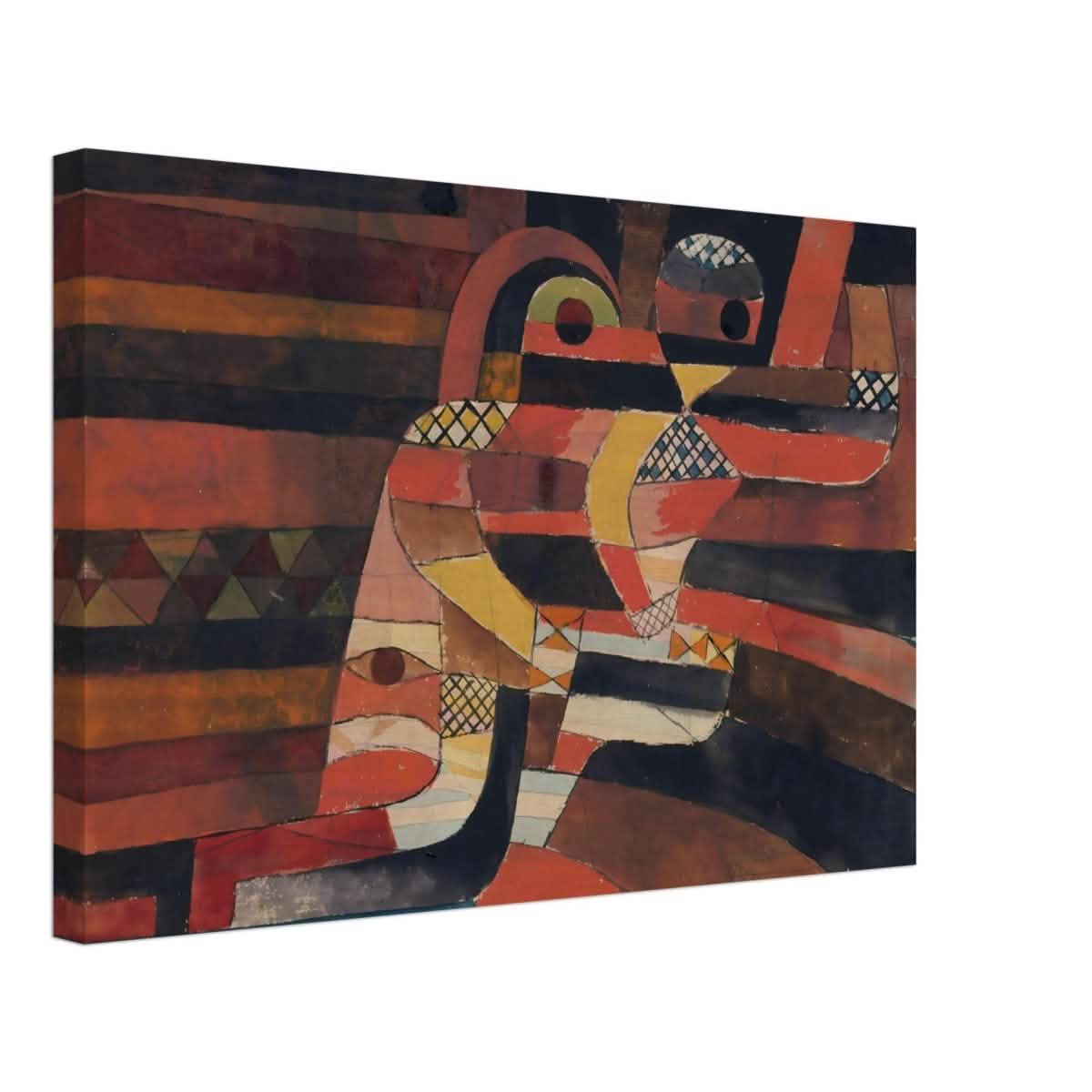 Lovers by Paul Klee Vintage Abstract Wall Art - Canvas - 40x60 cm / 16x24″ - Thick