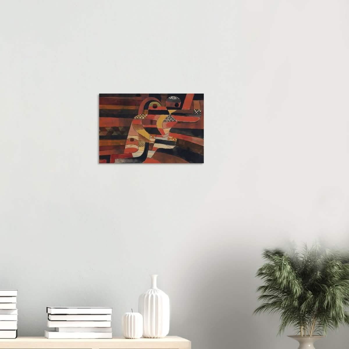 Lovers by Paul Klee Vintage Abstract Wall Art - Wood Prints - 30x45 cm / 12x18″ - 10 mm