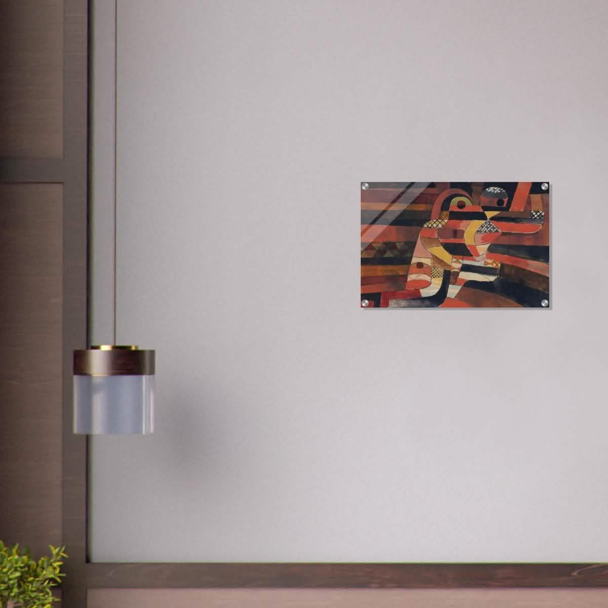 Lovers by Paul Klee Vintage Abstract Wall Art - Acrylic Print - 40x60 cm / 16x24″ -