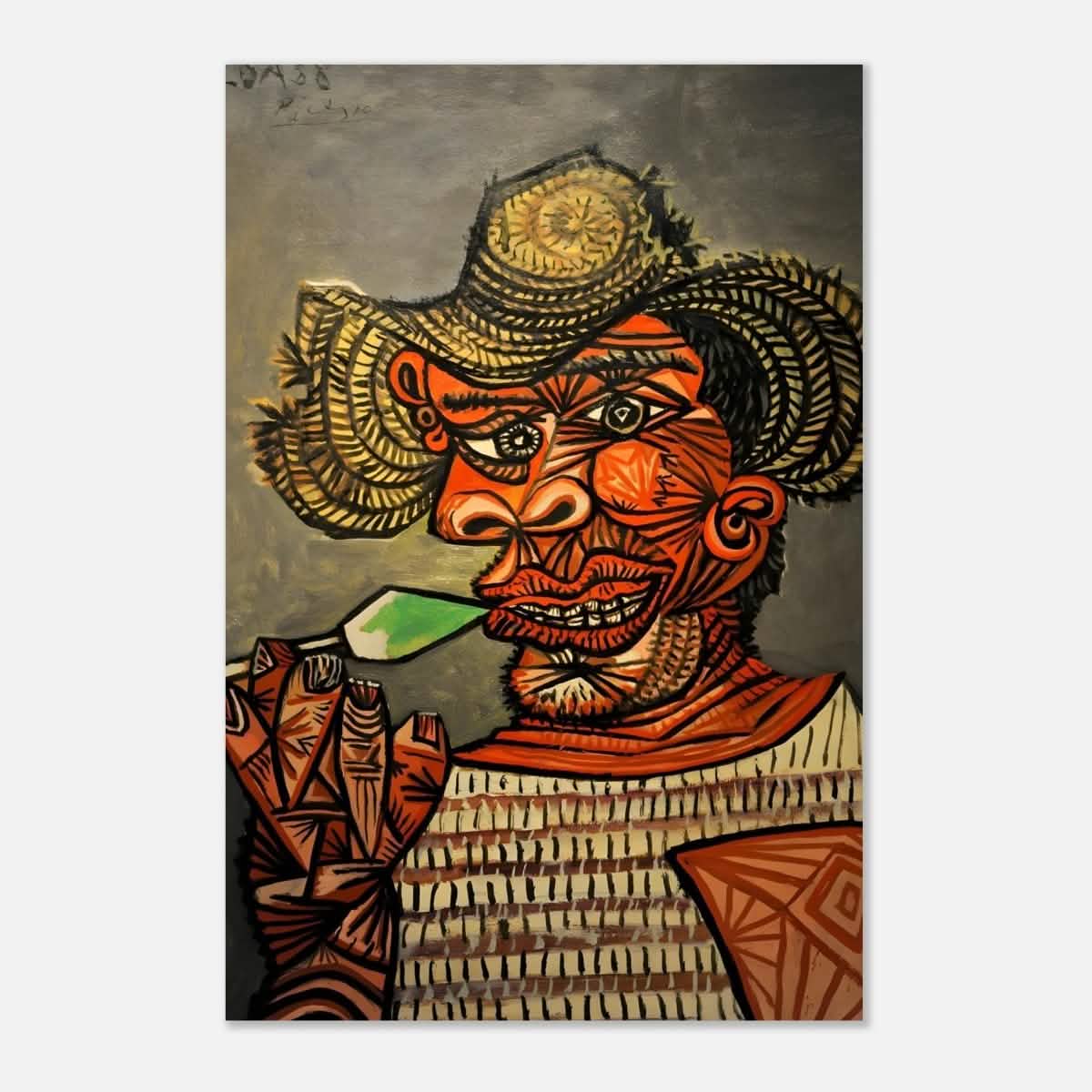 Man with a Lollipop by Pablo Picasso - Aluminum Print - 60x90 cm / 24x36″ -