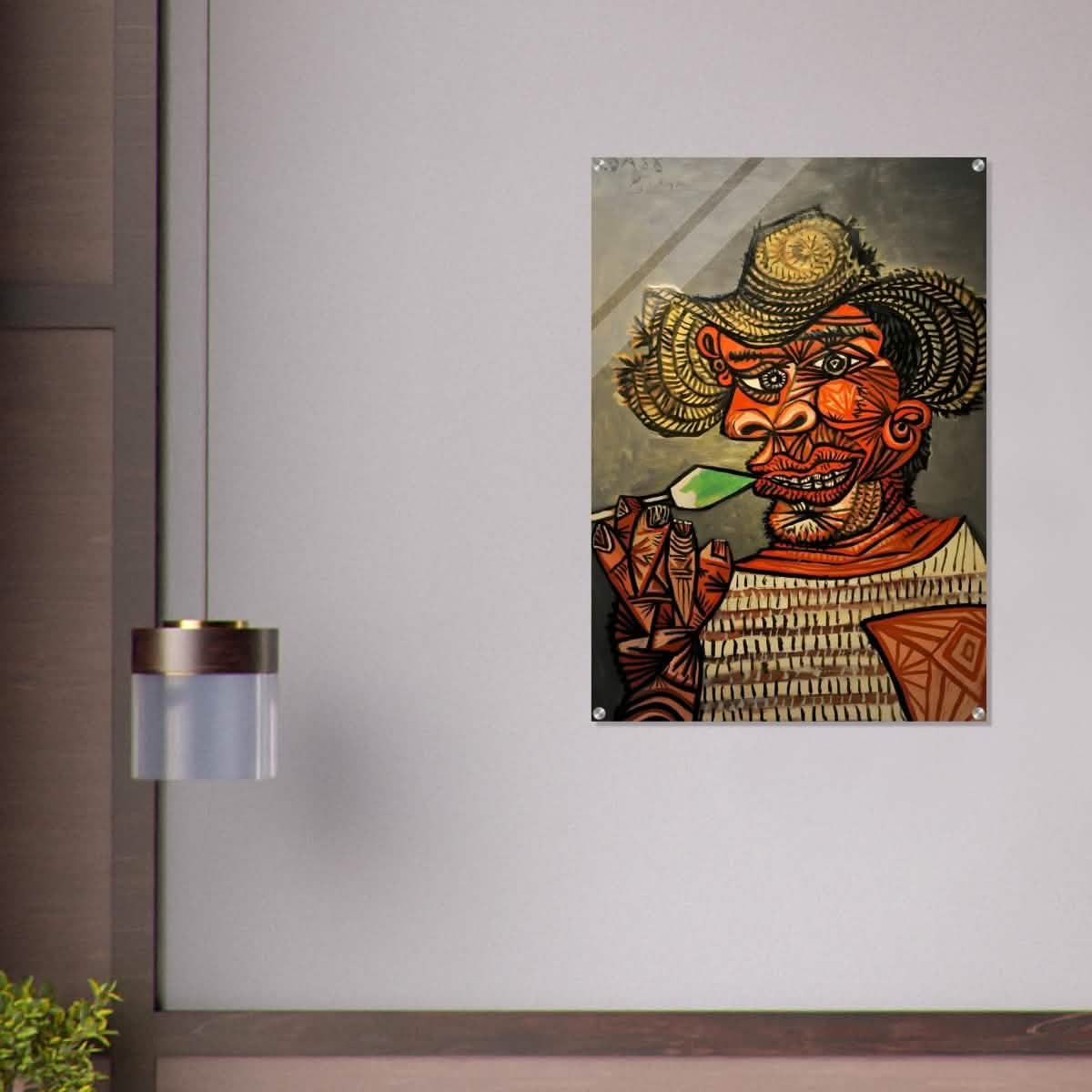 Man with a Lollipop by Pablo Picasso - Acrylic Print - 70x100 cm / 28x40″ -