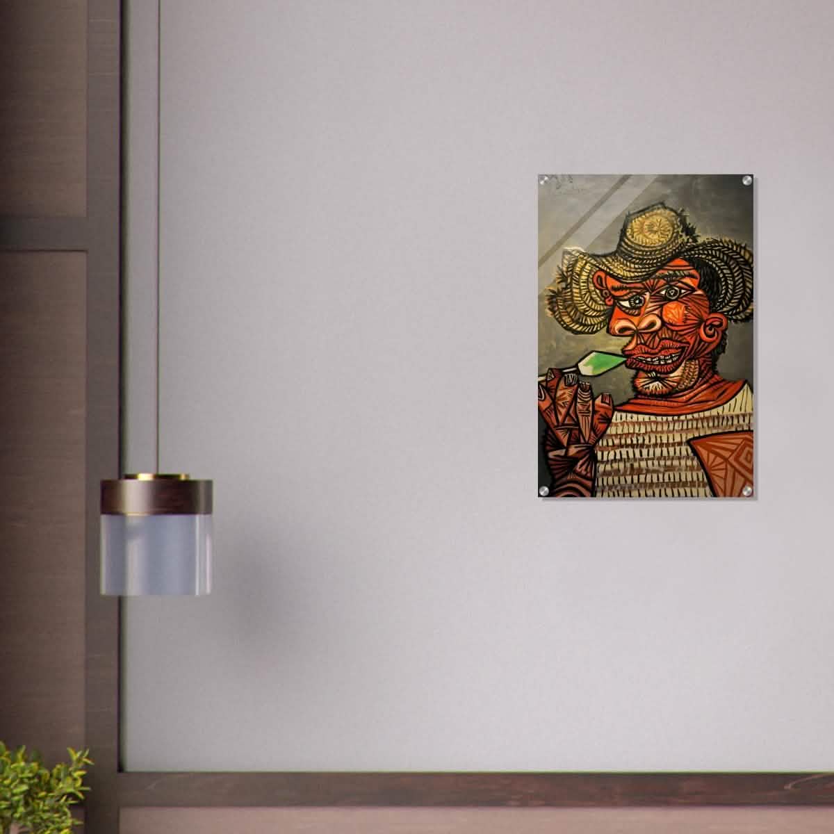 Man with a Lollipop by Pablo Picasso - Acrylic Print - 50x75 cm / 20x30″ -