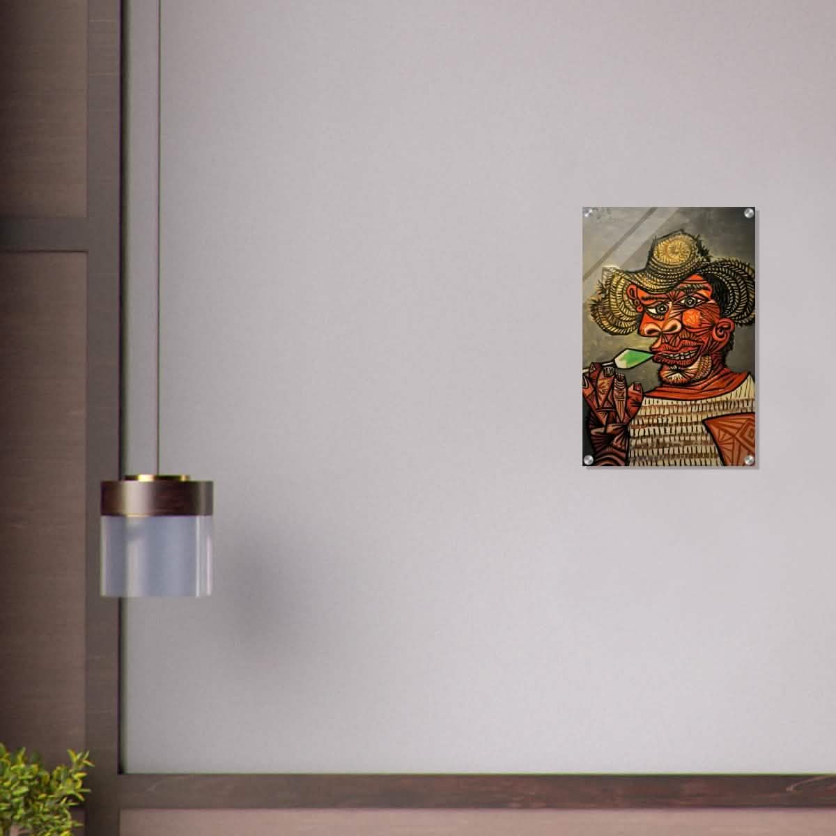 Man with a Lollipop by Pablo Picasso - Acrylic Print - 40x60 cm / 16x24″ -