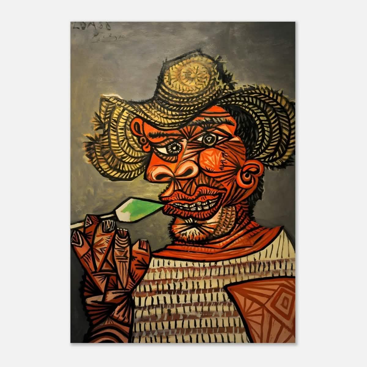 Man with a Lollipop by Pablo Picasso - Aluminum Print - 70x100 cm / 28x40″ -