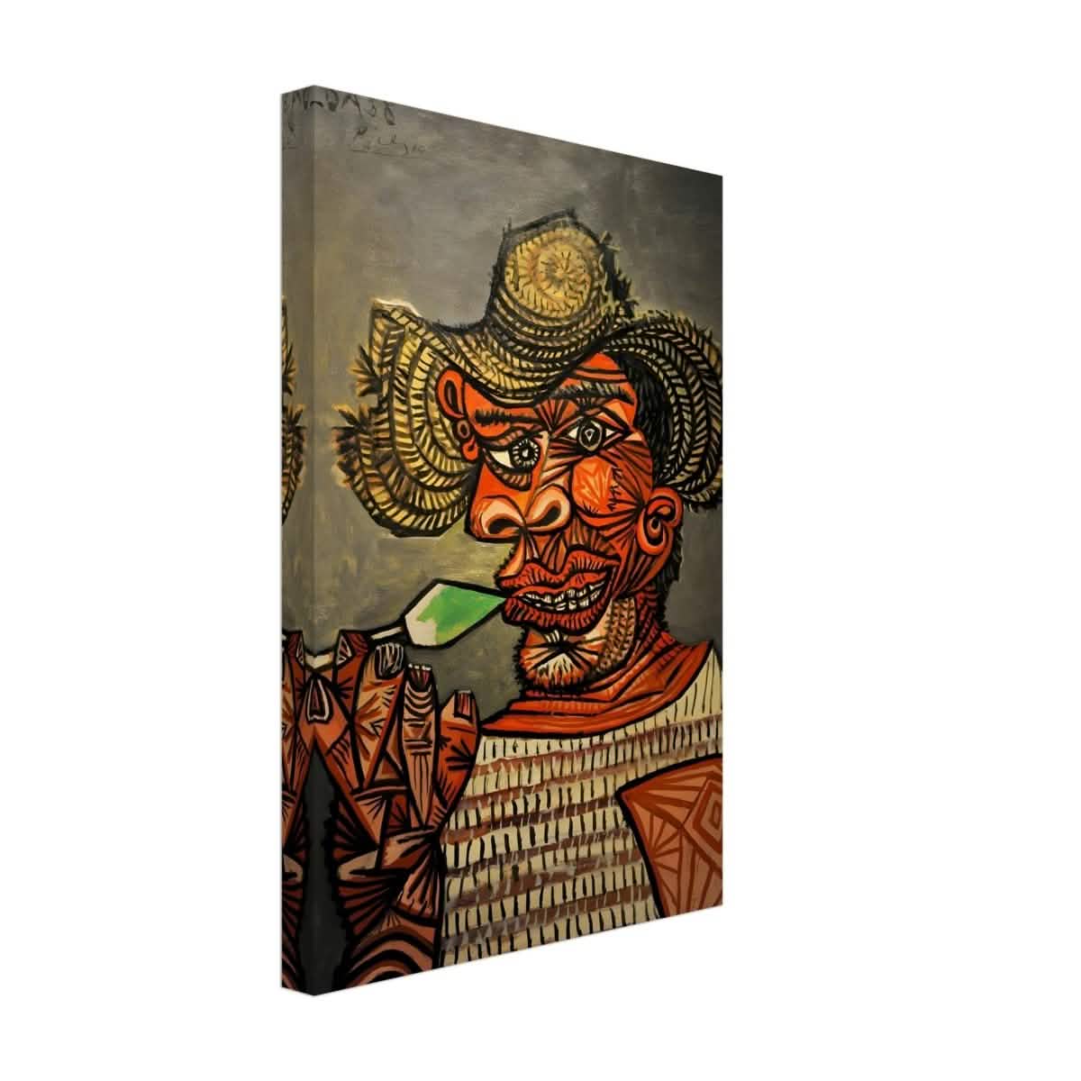 Man with a Lollipop by Pablo Picasso - Canvas - 30x45 cm / 12x18″ - Thick