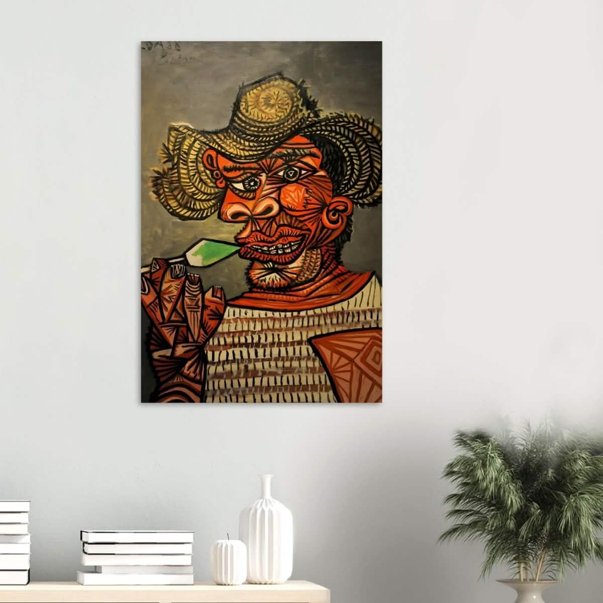 Man with a Lollipop by Pablo Picasso - Wood Prints - 60x90 cm / 24x36″ - 10 mm