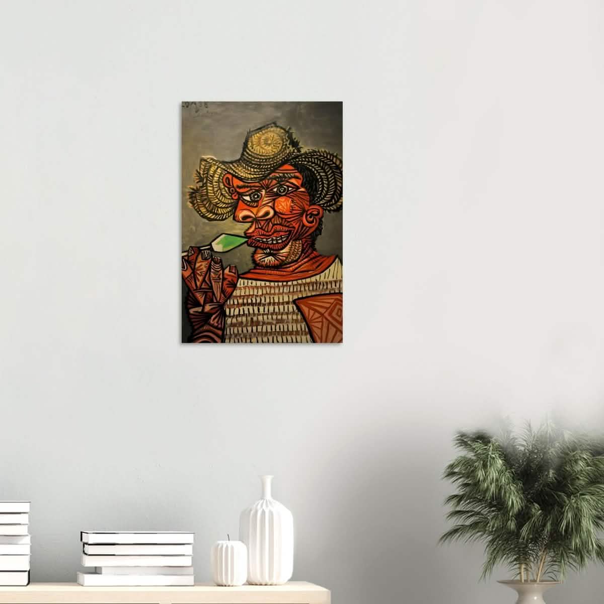Man with a Lollipop by Pablo Picasso - Wood Prints - 40x60 cm / 16x24″ - 10 mm