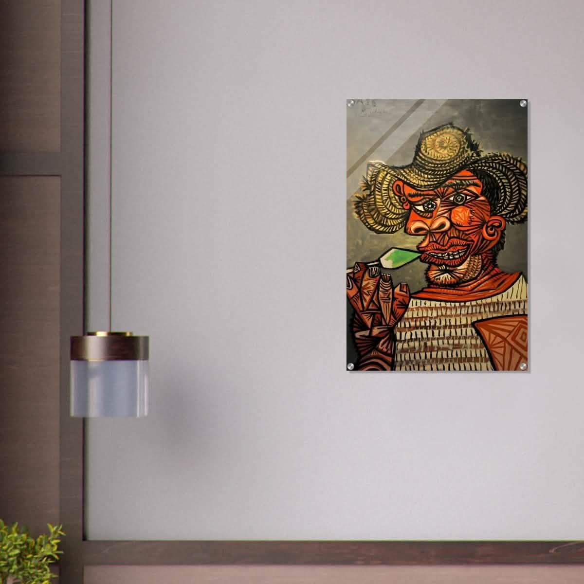 Man with a Lollipop by Pablo Picasso - Acrylic Print - 60x90 cm / 24x36″ -