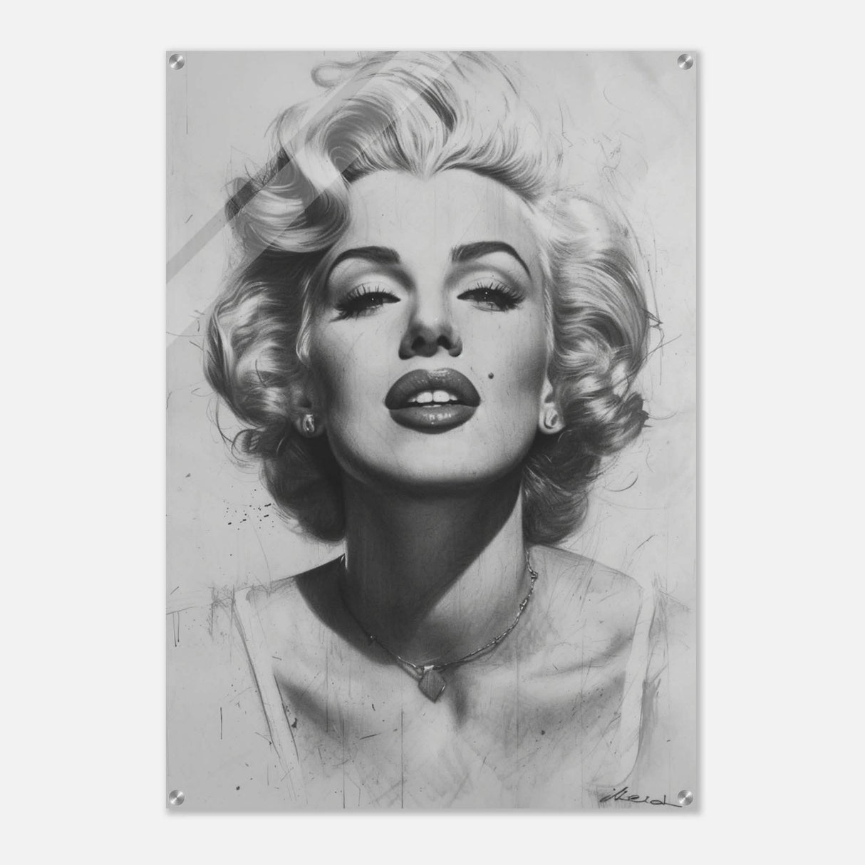 Marilyn Monroe Pop Art Wall Art - Acrylic Print - 70x100 cm / 28x40″ -