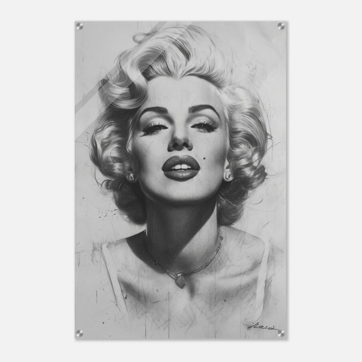 Marilyn Monroe Pop Art Wall Art - Acrylic Print - 60x90 cm / 24x36″ -