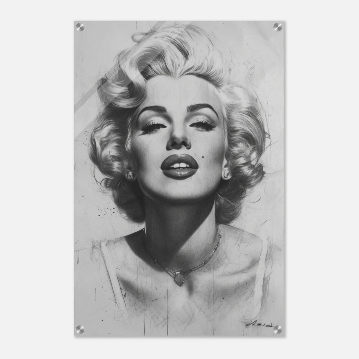 Marilyn Monroe Pop Art Wall Art - Acrylic Print - 50x75 cm / 20x30″ -