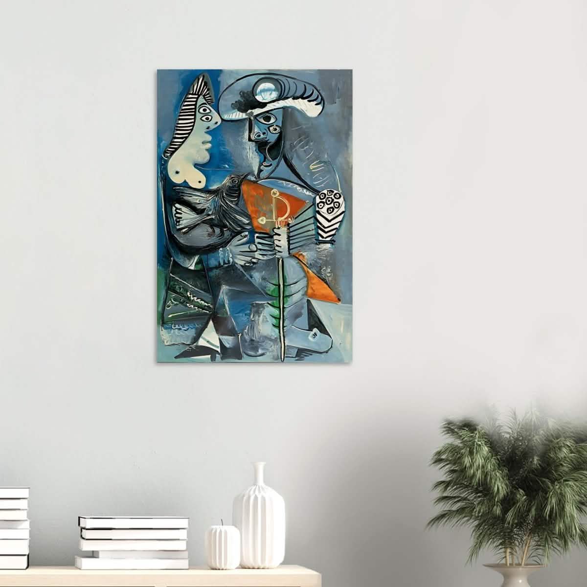 Matador & Wife by Pablo Picasso - Wood Prints - 50x75 cm / 20x30″ - 10 mm