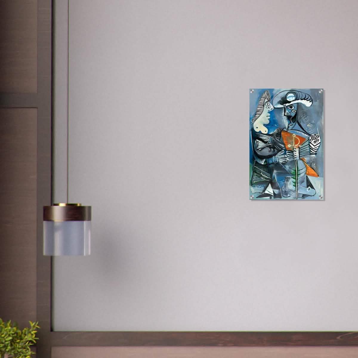 Matador & Wife by Pablo Picasso - Acrylic Print - 40x60 cm / 16x24″ -