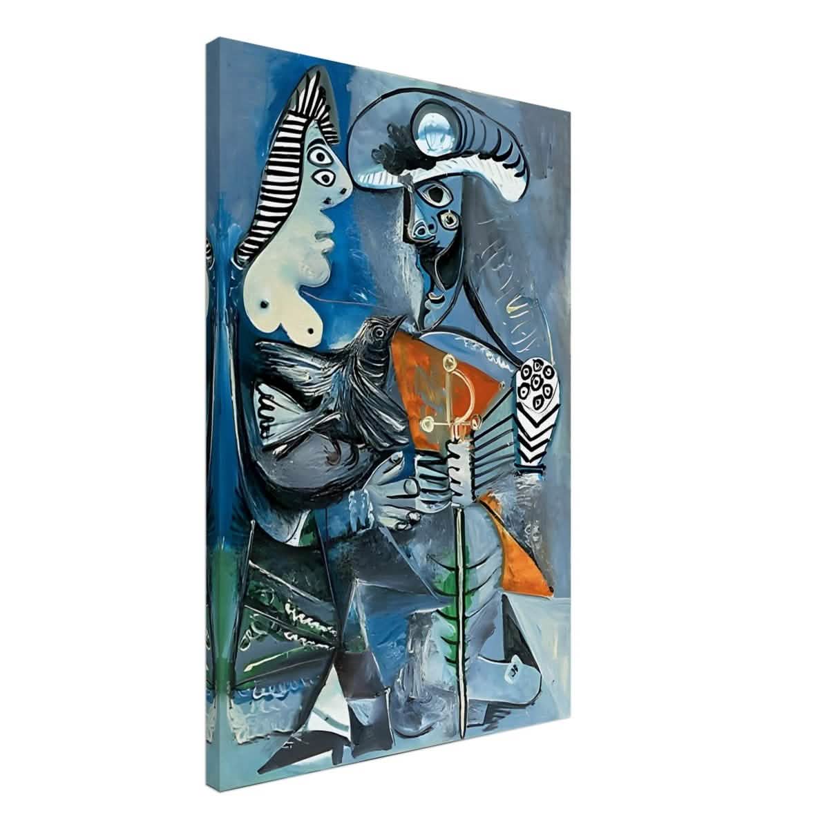Matador & Wife by Pablo Picasso - Canvas - 60x90 cm / 24x36″ - Thick