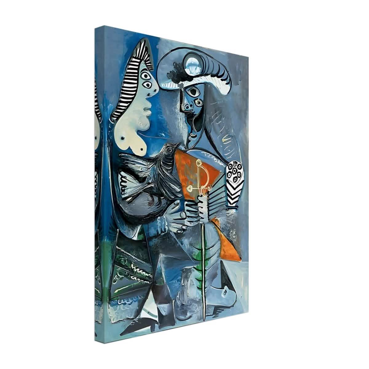 Matador & Wife by Pablo Picasso - Canvas - 30x45 cm / 12x18″ - Slim