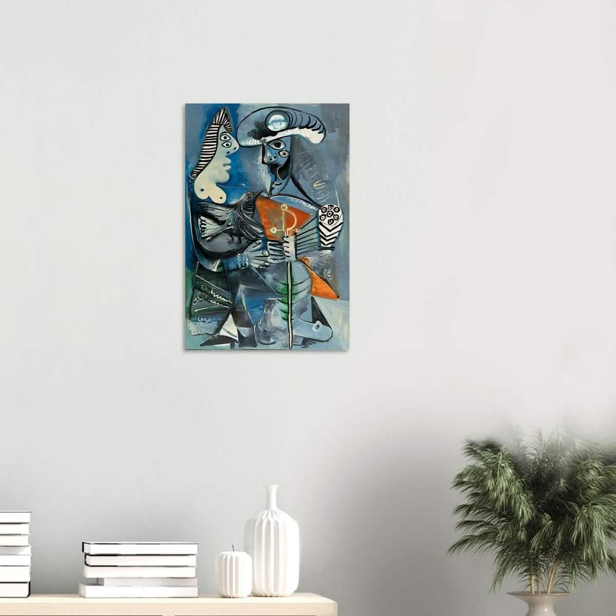 Matador & Wife by Pablo Picasso - Wood Prints - 40x60 cm / 16x24″ - 20 mm