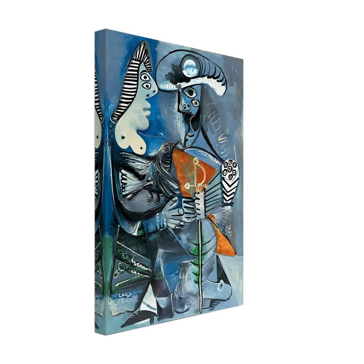 Matador & Wife by Pablo Picasso - Canvas - 30x45 cm / 12x18″ - Thick