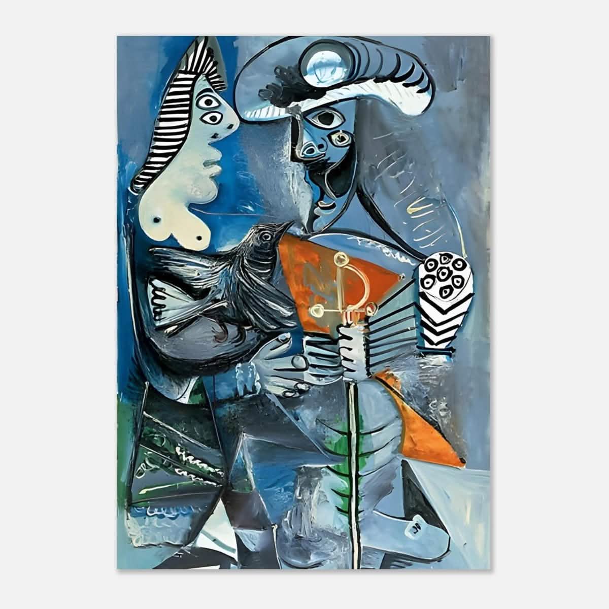 Matador & Wife by Pablo Picasso - Aluminum Print - 70x100 cm / 28x40″ -