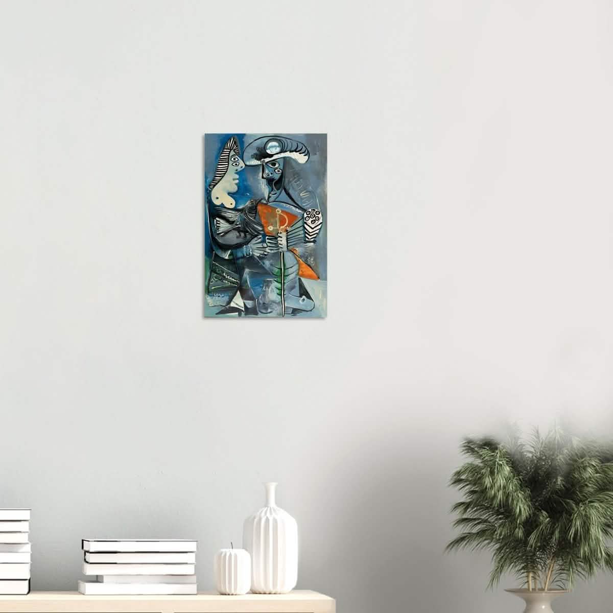 Matador & Wife by Pablo Picasso - Wood Prints - 30x45 cm / 12x18″ - 10 mm