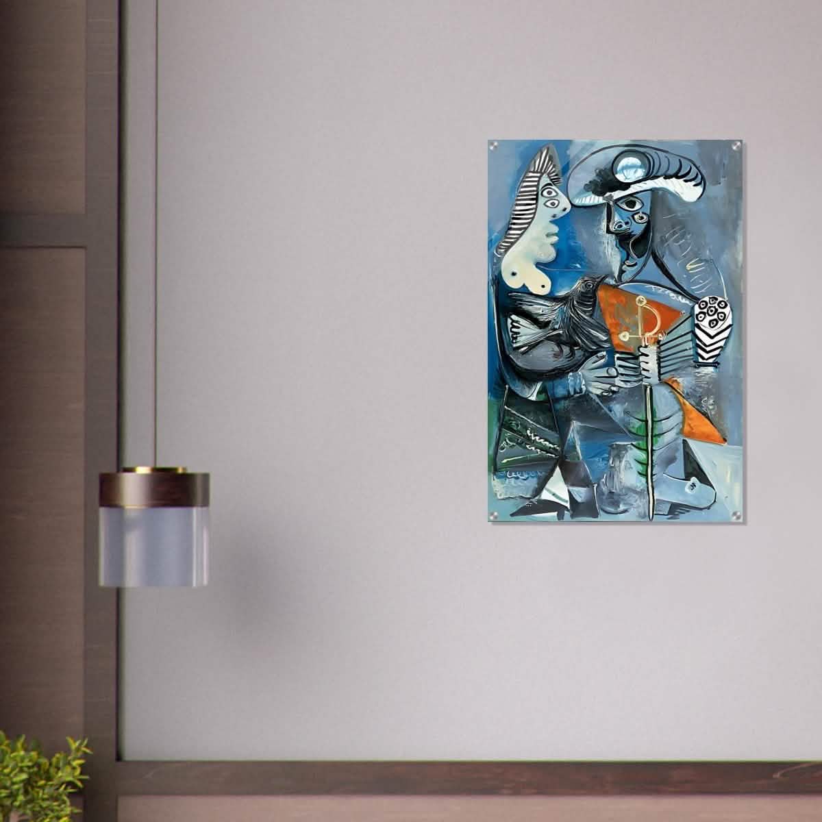 Matador & Wife by Pablo Picasso - Acrylic Print - 60x90 cm / 24x36″ -