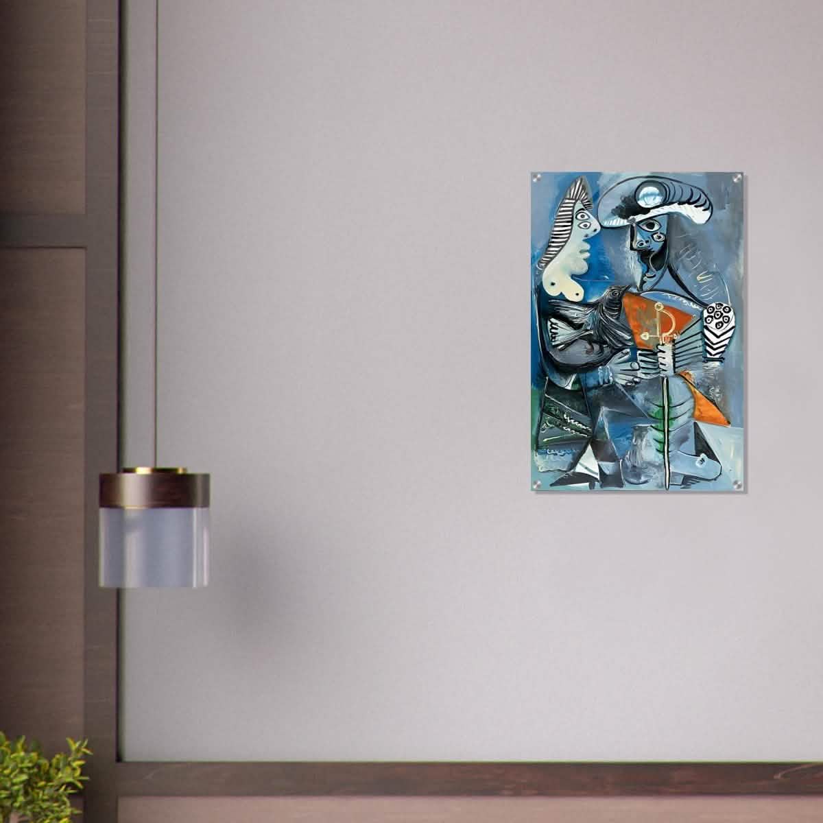 Matador & Wife by Pablo Picasso - Acrylic Print - 50x75 cm / 20x30″ -