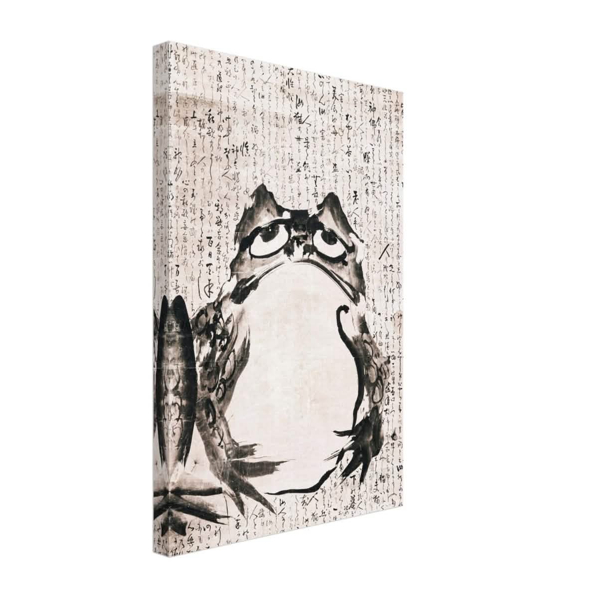 Matsumoto Hoji Art | Japanese Frog Wall Art print - Canvas - 30x45 cm / 12x18″ -
