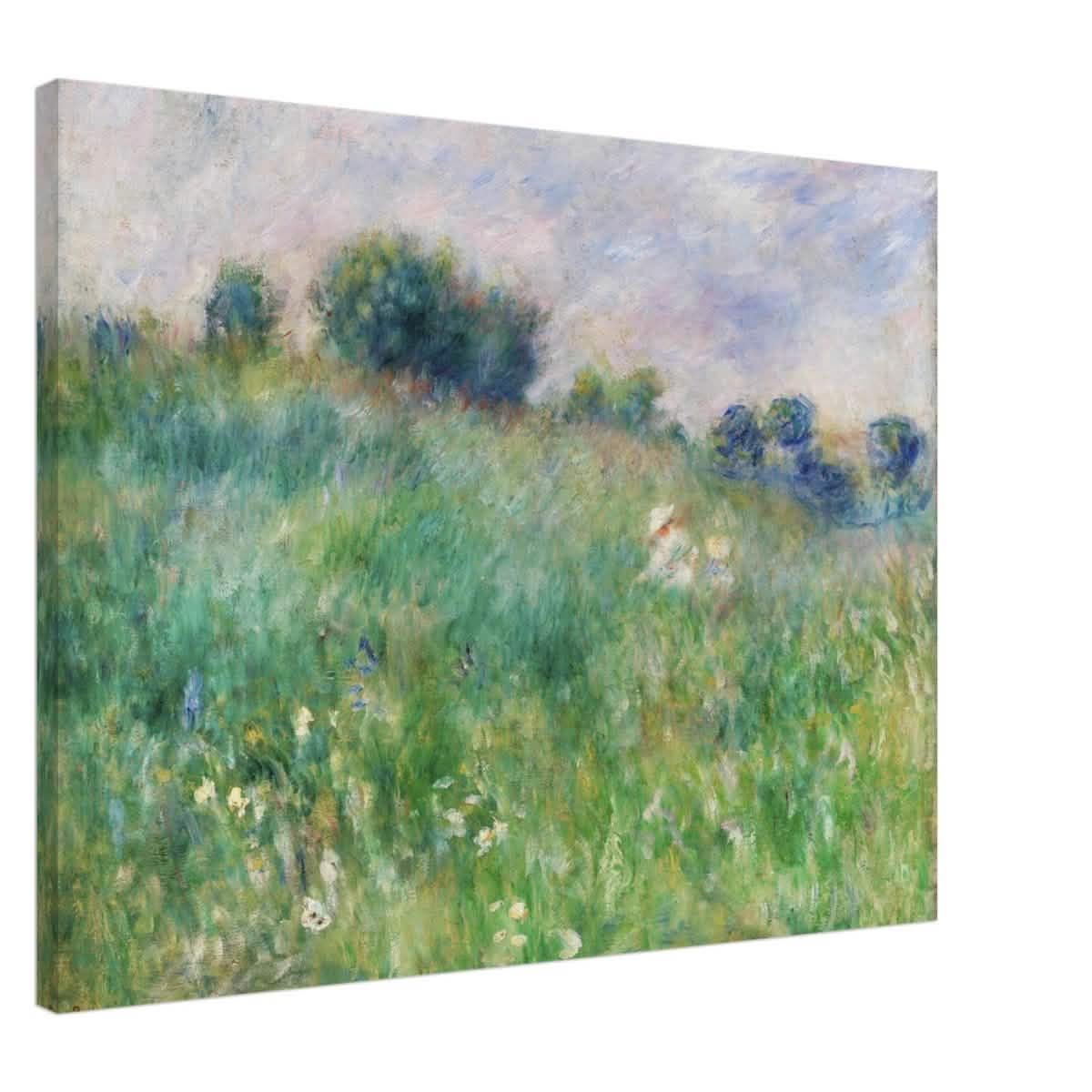 Meadow (La Prairie) by Pierre - Auguste Renoir (1841 - 1919) | wall art print - 60x80 cm / 24x32″ - Canvas -