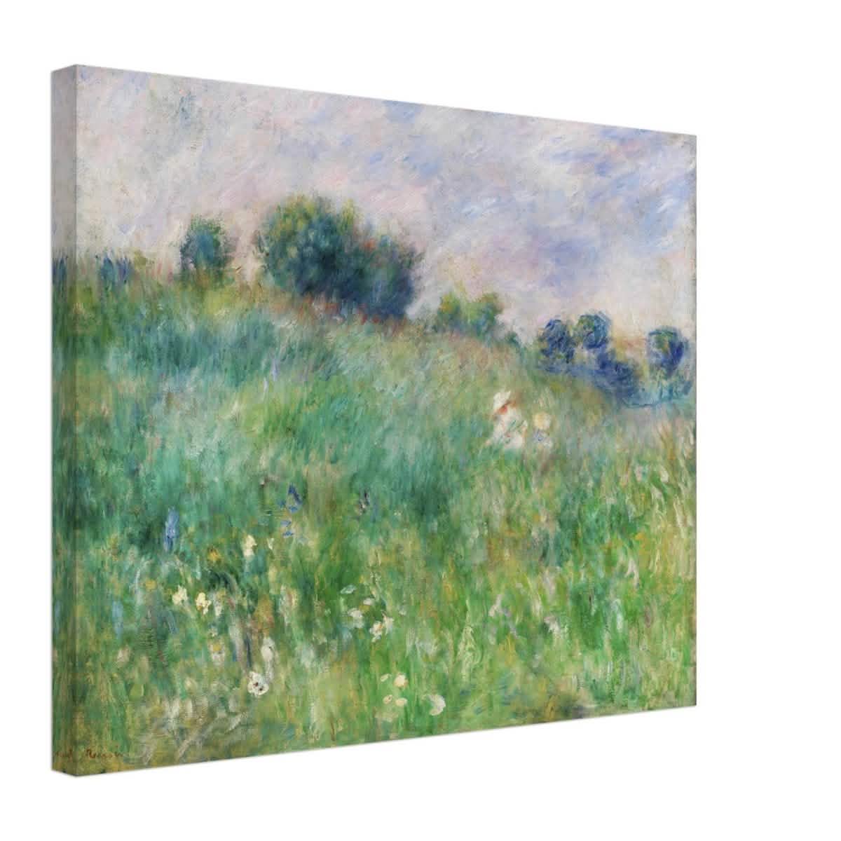 Meadow (La Prairie) by Pierre - Auguste Renoir (1841 - 1919) | wall art print - 40x50 cm / 16x20″ - Canvas -